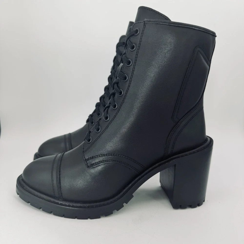 Thursday‎ Boot Co. Rebel Boots Women's Size 8.5 Black Leather